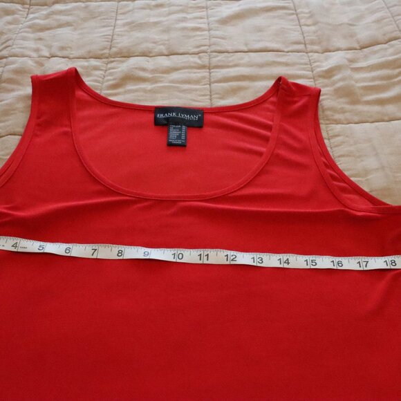 Frank Lyman Design - Orange/Red Tank Top - Picture 4 of 4